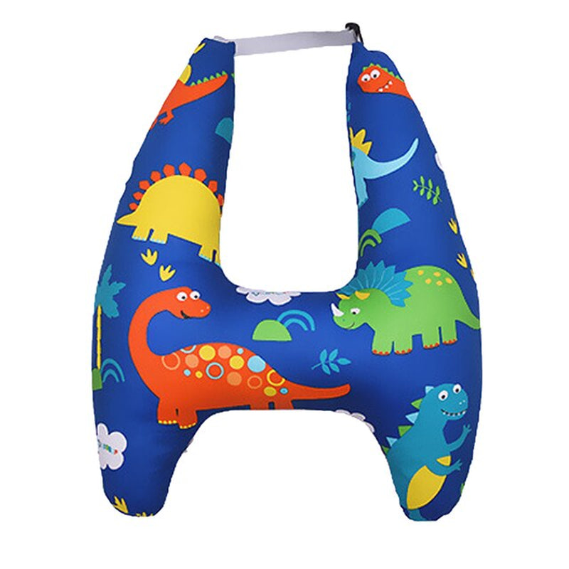 Cartoon Dinosaur Children'S Model Car Sleep Headrest Pillow Nap Shoulder Belt Cushion Neck Cover Travel Interior Accessories